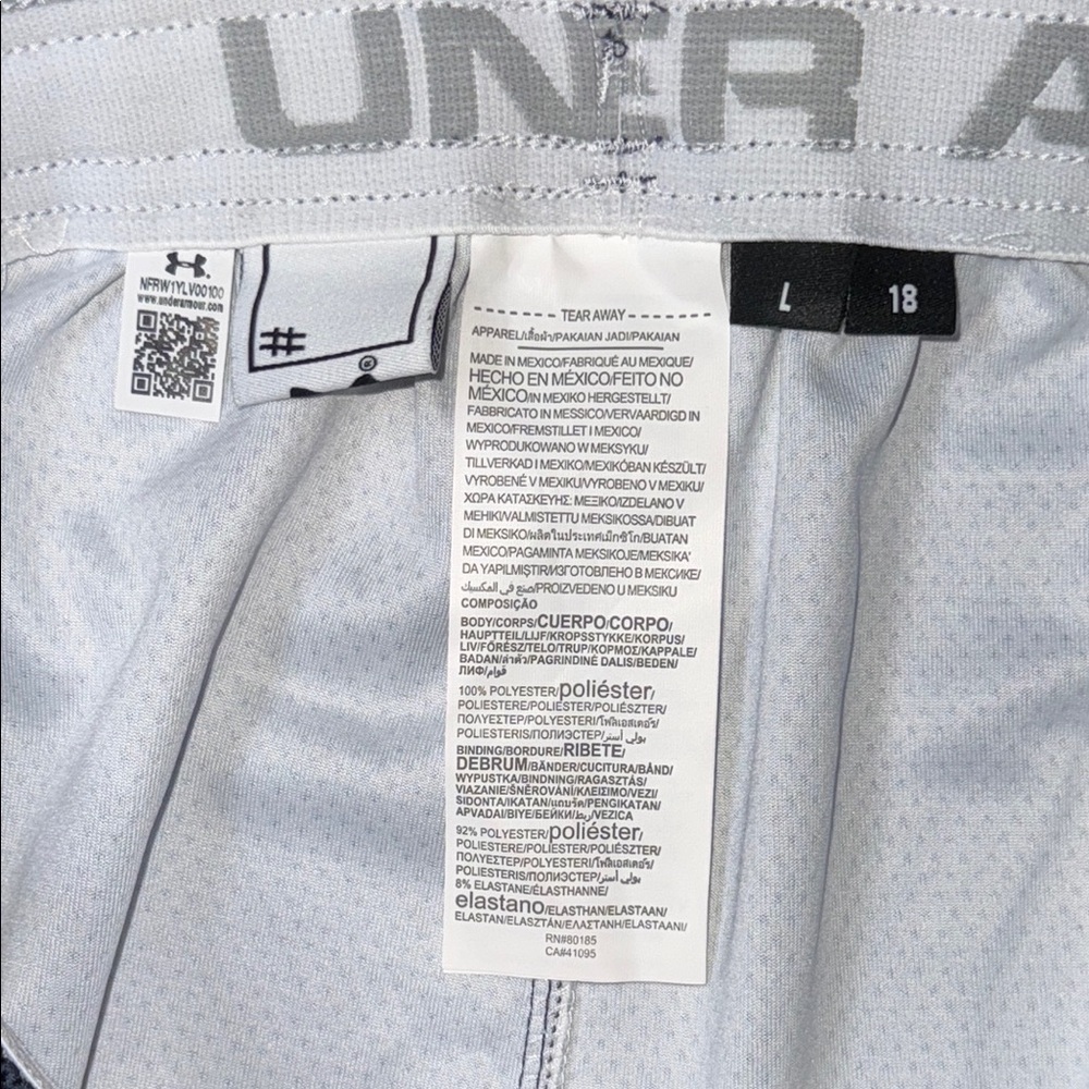NWOT Men’s St. John’s University Under Armour Men's Red and Blue Athletic Shorts - Picture 8 of 8